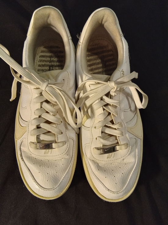 Nike Shoes - Nike Air Force 1 Low Sneakers‎ - White with Cream Accents DJ9946-100